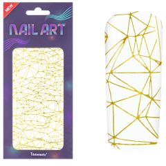 Universal Nails XL NailArt Sticker Gold G01 koristetarrat