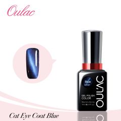 Oulac Masters Series Gel Polish Cat Eye Coat Blue geelilakka 14 mL