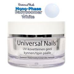 Universal Nails Babyboomer White Monophase UV/LED geeli 30 g