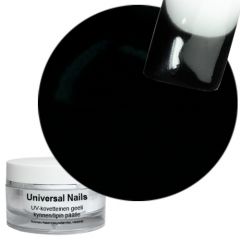 Universal Nails Musta UV/LED värigeeli 10 g