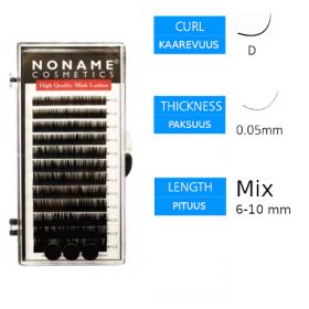 Noname Cosmetics Volyymiripset D 0.05 / 6-10mm
