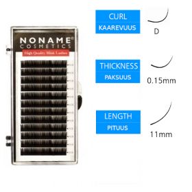 Noname Cosmetics Pidennysripset D 0.15 / 11mm