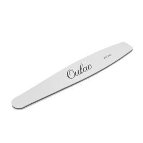 Oulac 100/180 Angle Board File leveä valkoinen kynsiviila