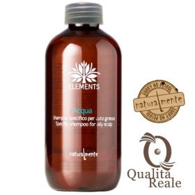 Naturalmente Elements Acqua shampoo rasvoittuvalle hiuspohjalle 1000 mL