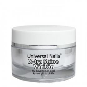 Universal Nails Kirkas X-tra Shine UV/LED päällysgeeli 10 g