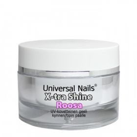 Universal Nails Roosa X-tra Shine UV/LED päällysgeeli 10 g