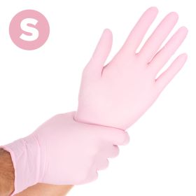 NC Pink Nitrile Gloves Nitriilikäsineet S 100 kpl