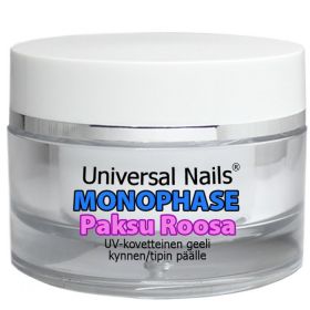 Universal Nails Paksu Roosa Monophase UV/LED geeli 30 g