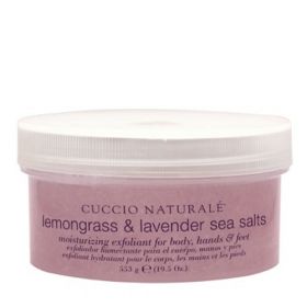Cuccio Naturalé Sea Salts Lavender & Chamomile karkea merisuolakuorinta  553 g