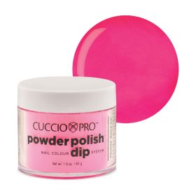 Cuccio Bright Neon Pink 2in1 Dip Powder Polish dippi- & akryylipuuteri 45 g