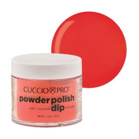 Cuccio Red with Orange 2in1 Dip Powder Polish dippi- & akryylipuuteri 45 g
