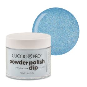 Cuccio Baby Blue Glitter Dip Powder Polish dippipuuteri 45 g