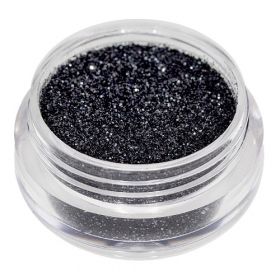 Universal Nails Black Glitter Powder 2 g