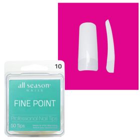 Star Nail Fine Point Nail Tips refill size 10 50 kpl