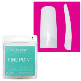 Star Nail Fine Point Nail Tips refill size 1 50 kpl