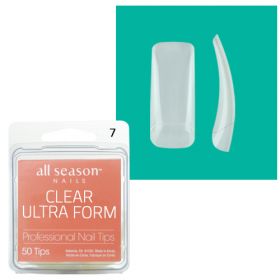 Star Nail Clear Ultra Form Nail Tips refill size 7 50 kpl
