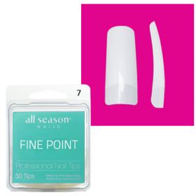 Star Nail Fine Point Nail Tips refill size 7 50 kpl