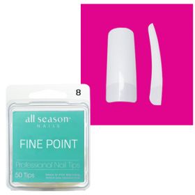 Star Nail Fine Point Nail Tips refill size 8 50 kpl