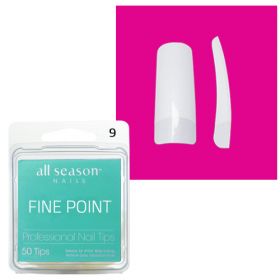 Star Nail Fine Point Nail Tips refill size 9 50 kpl