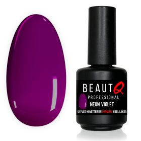 BeautQ Professional Neon Violet Longlife geelilakka 13 g