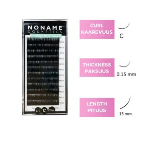 Noname Cosmetics C-Extension lashes 13 / 0.15
