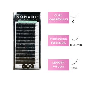 Noname Cosmetics Pidennysripset C 0.20 / 12mm