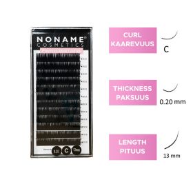 Noname Cosmetics C-Extension lashes 13 / 0.20