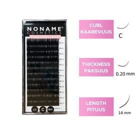 Noname Cosmetics C-Extension lashes 14 / 0.20