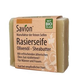 CG Savion Olive Oil & Shea Butter Shaving Soap partasaippua 50 g