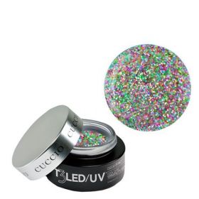 Cuccio Keke's Glitter T3 LED/UV Self Leveling Cool Cure geeli 28 g