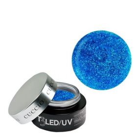Cuccio Smurf Glitter T3 LED/UV Self Leveling Cool Cure geeli 28 g