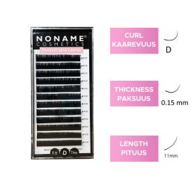 Noname Cosmetics D-Extension lashes 11 / 0.15