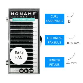 NC Easy Fan D-Volume lashes 11 / 0.05