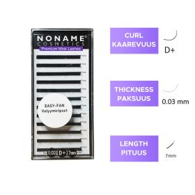 NC Easy Fan D+ Volume lashes 7 / 0.03