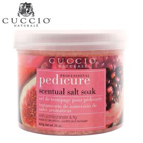 Cuccio Naturalé Scentual Salt Soak Pomegranate & Fig jalkakylpysuola  822 g