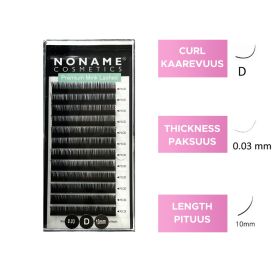 Noname Cosmetics D-Volume lashes 10 / 0.03