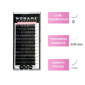 Noname Cosmetics D-Volume lashes 11 / 0.03