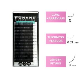 Noname Cosmetics D-Volume lashes 13 / 0.03