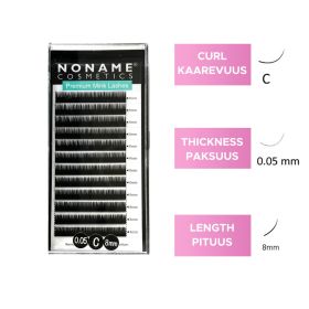 Noname Cosmetics C-Volume lashes 8 / 0.05