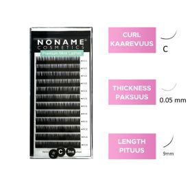 Noname Cosmetics C-Volume lashes 9 / 0.05