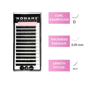 Noname Cosmetics D-Volume lashes 8 / 0.05