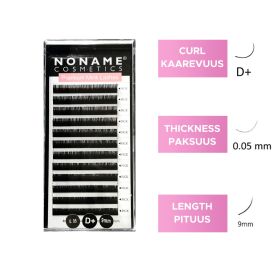 Noname Cosmetics D+ Volume lashes 9 / 0.05