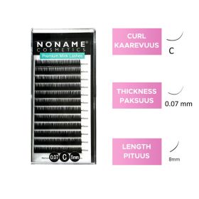 Noname Cosmetics C-Volume lashes 8 / 0.07