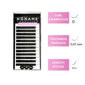 Noname Cosmetics D-Volume lashes 8 / 0.07
