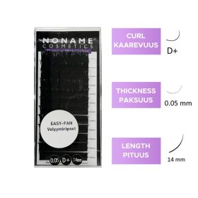 NC Easy Fan D+ Volume lashes 14 / 0.05