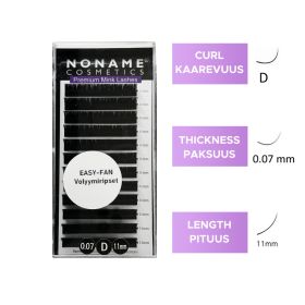 NC Easy Fan D-Volume lashes 11 / 0.07