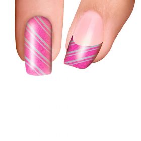 Trendy Nail Wraps Pretty In Pink Kynsikalvo koko kynsi