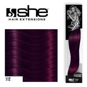 SHE Fashion Tape Straight Tape-In Extensions 10 pcs 45-50 cm Color #112