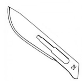 Xanitalia Surgical Blade #22 kirurginveitsenterät 100 kpl
