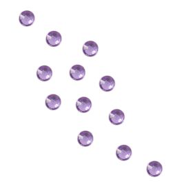 Universal Nails RhineStones Round Purple Kynsitimantit purppura 100 kpl